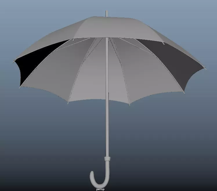 Umbrella 3D Model Low-poly 3D model_0