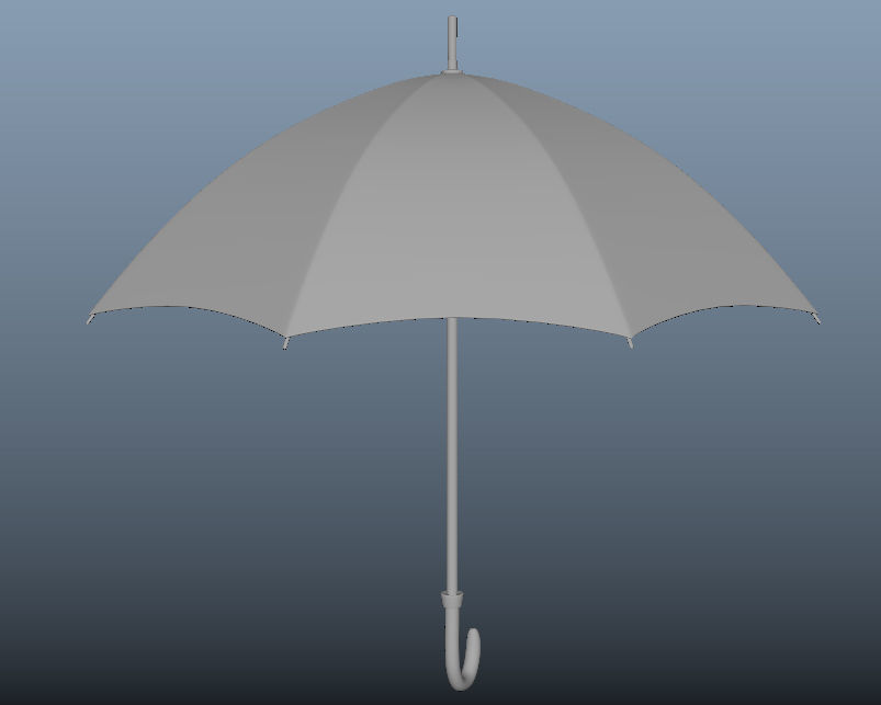 Umbrella 3D Model Low-poly 3D model_5
