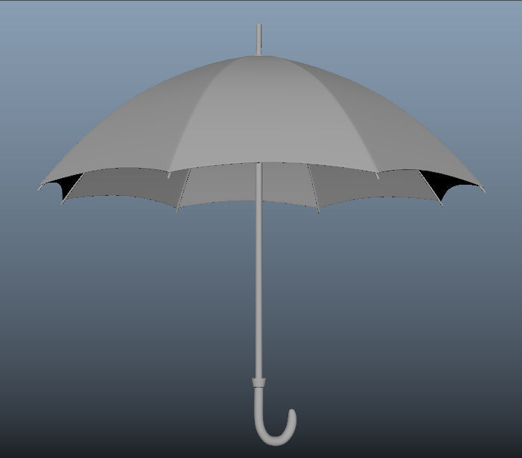 Umbrella 3D Model Low-poly 3D model_1