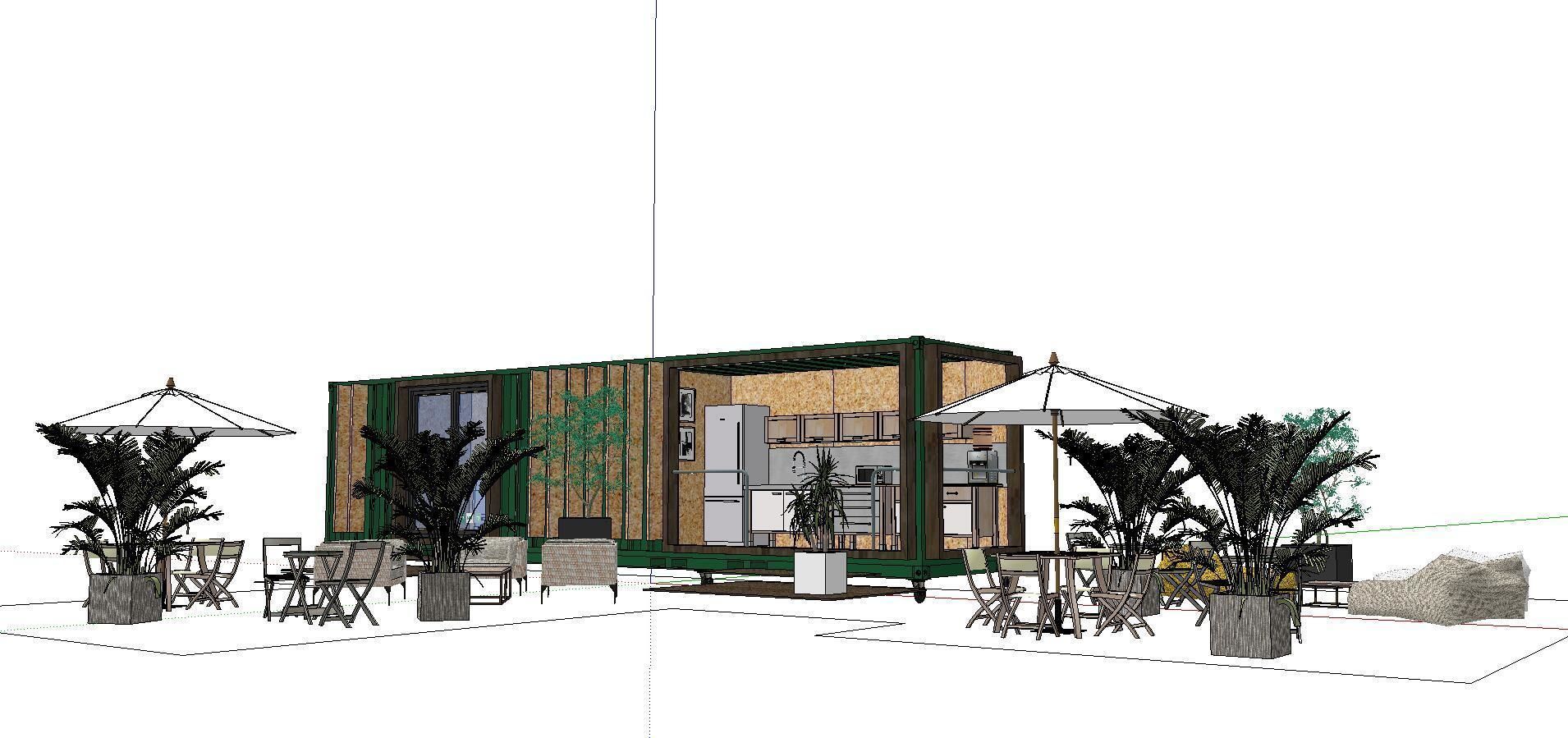 City Simple Art Building-Container-085 3D model_1