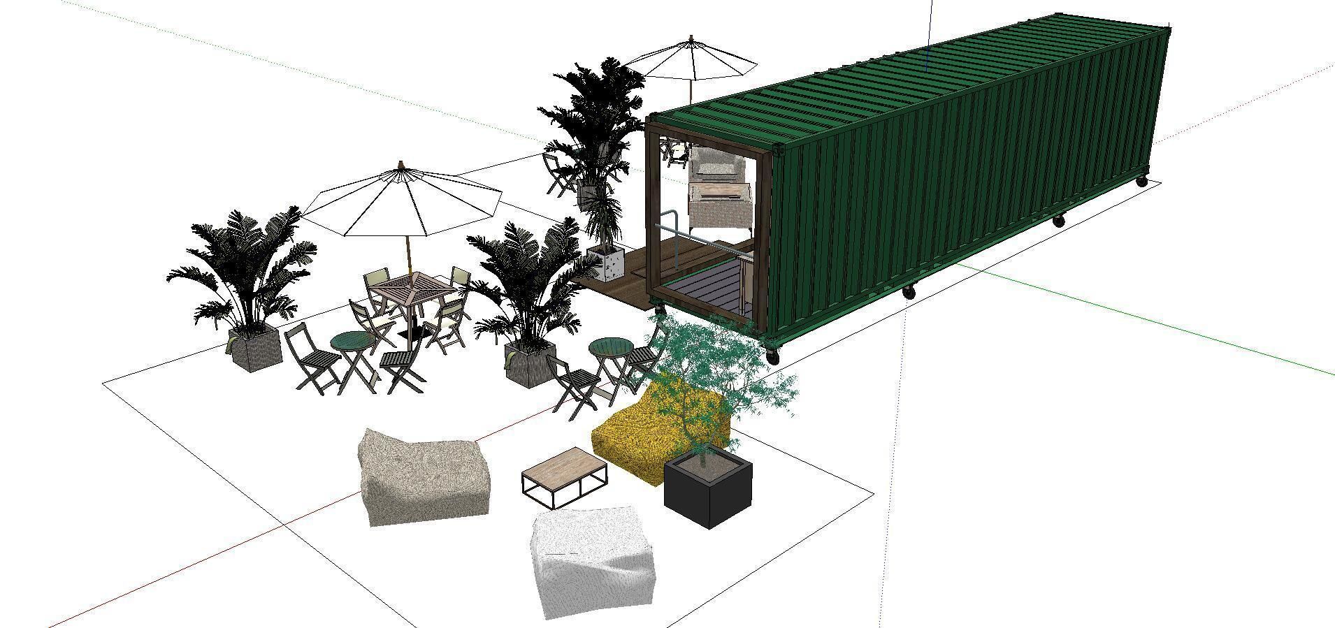 City Simple Art Building-Container-085 3D model_2