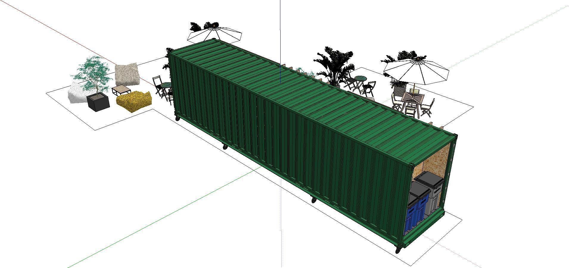 City Simple Art Building-Container-085 3D model_3