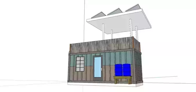 City Simple Art Building-Container-087