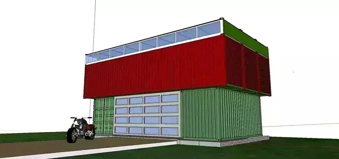 City Simple Art Building-Container-088