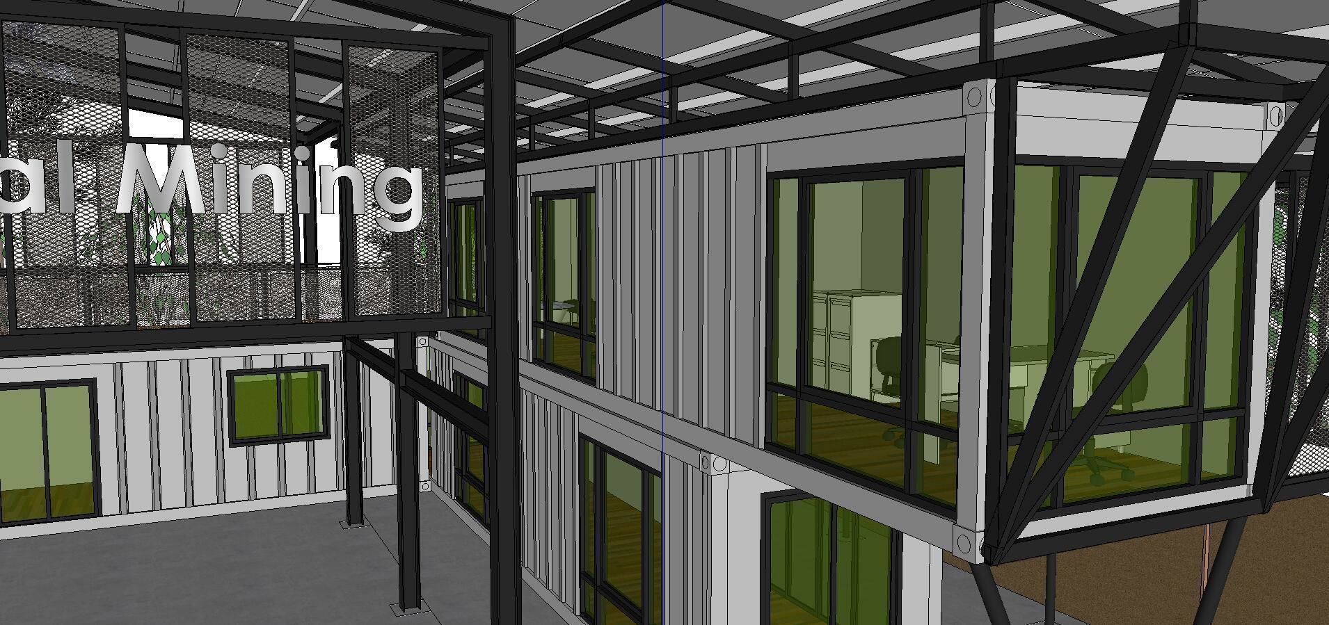 City Simple Art Building-Container-089 3D model_4