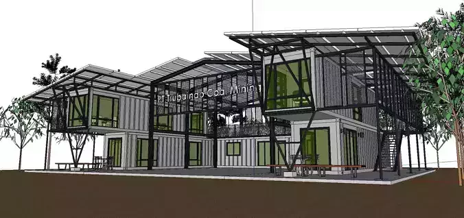 City Simple Art Building-Container-089