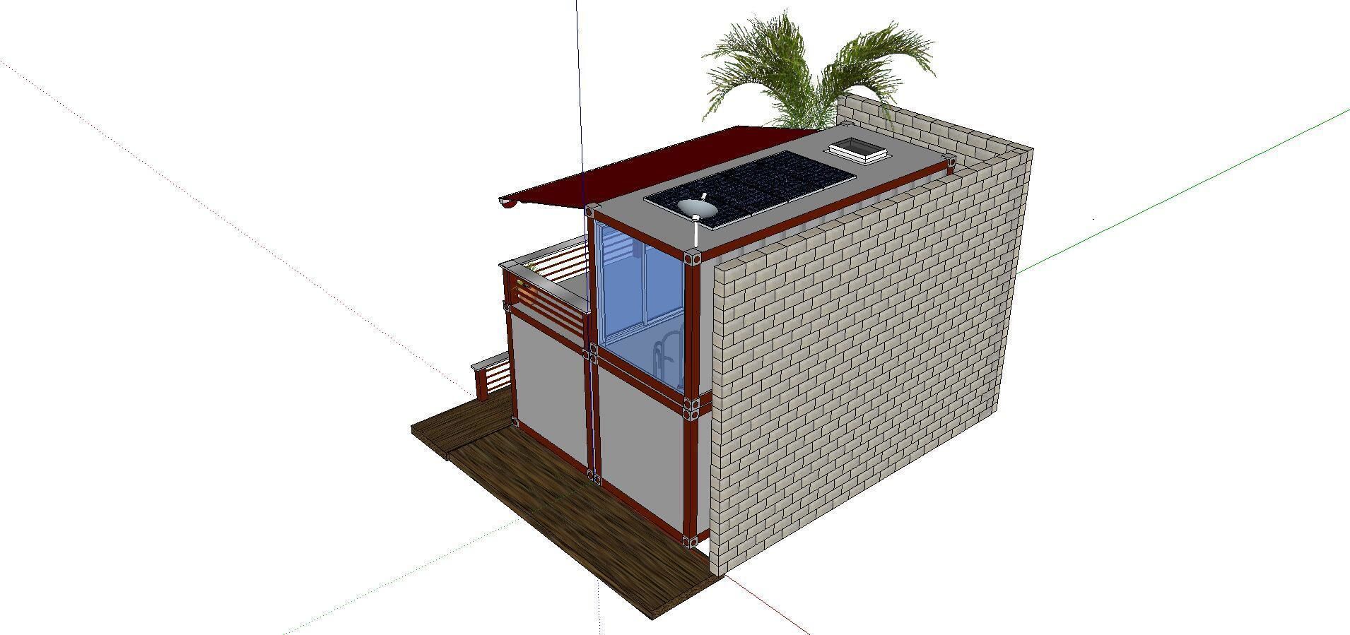 City Simple Art Building-Container-097 3D model_2