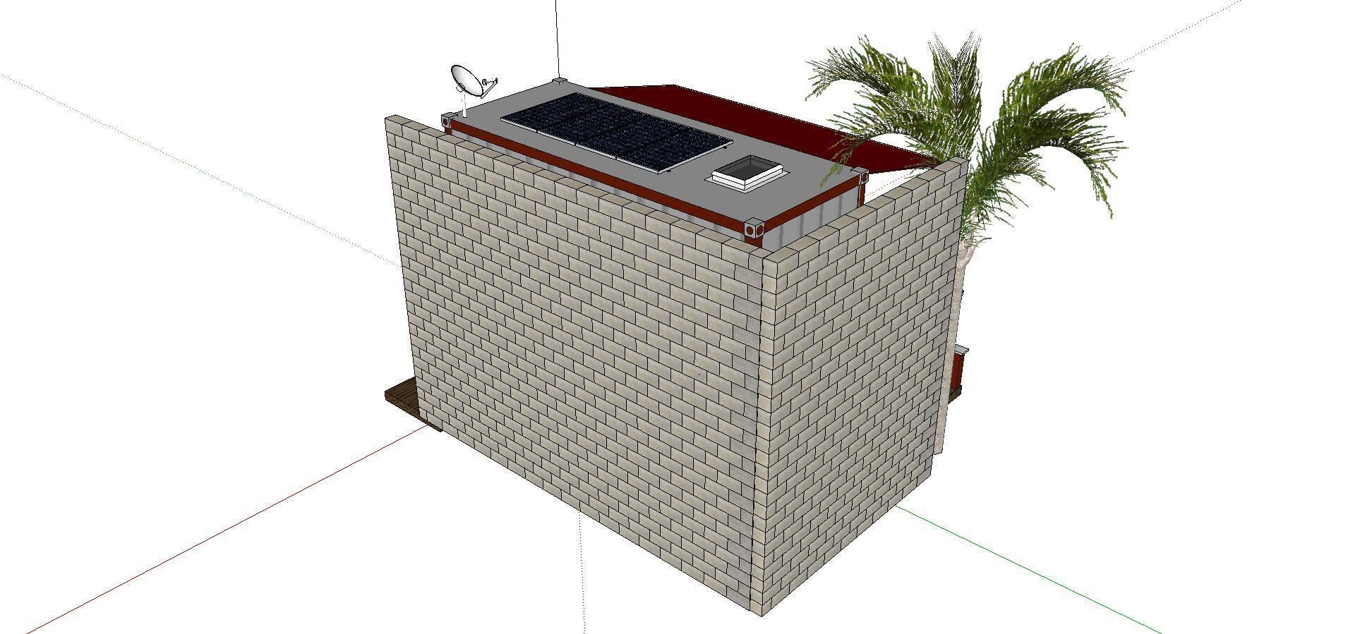 City Simple Art Building-Container-097 3D model_3