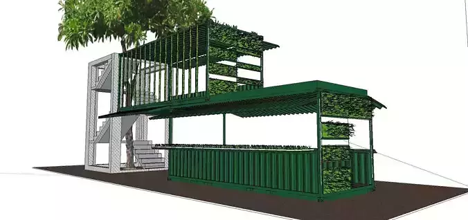 City Simple Art Building-Container-0100