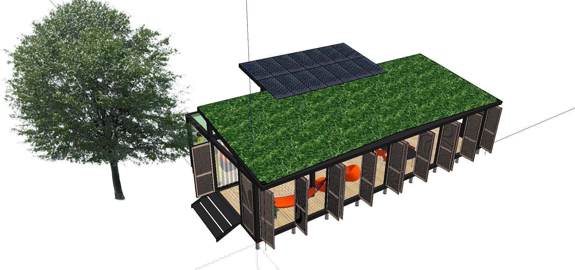 City Simple Art Building-Container-0101 3D model_2