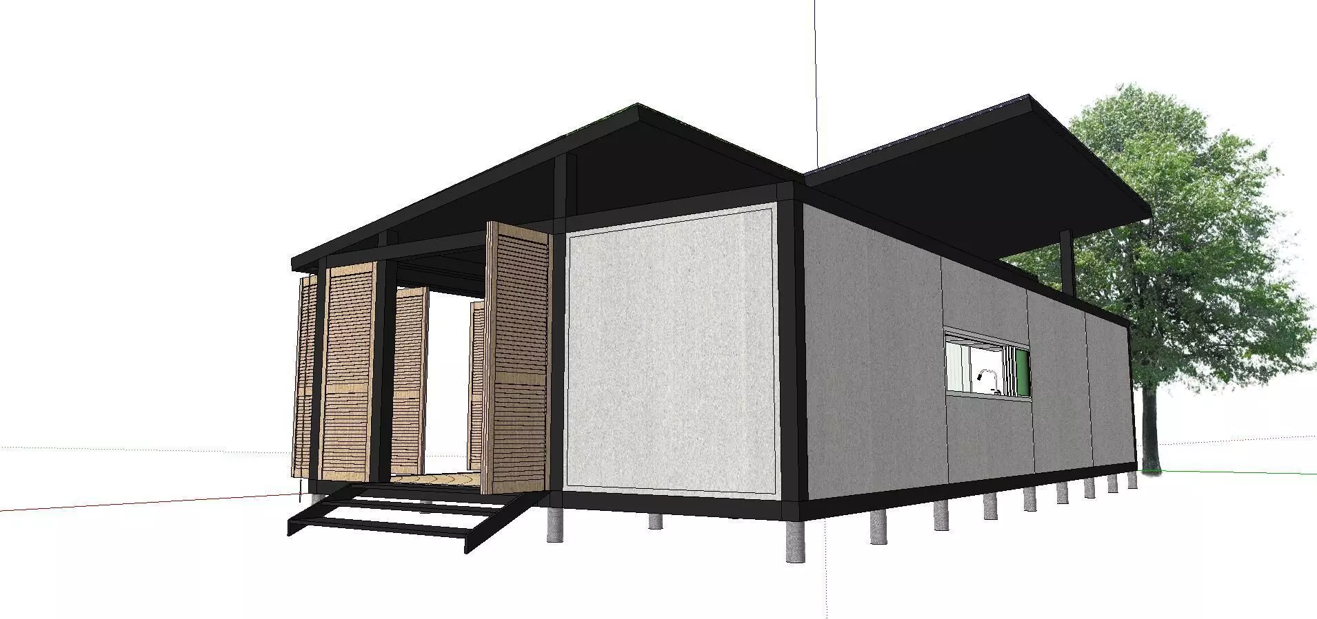 City Simple Art Building-Container-0101 3D model_0