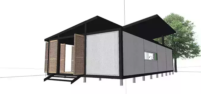 City Simple Art Building-Container-0101