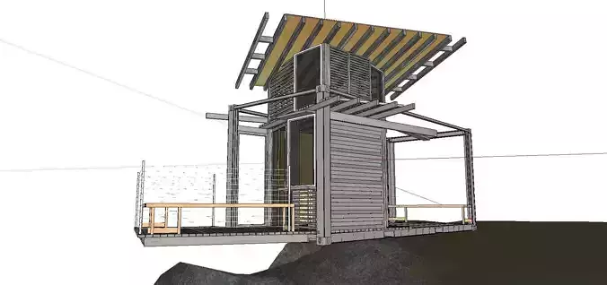 City Simple Art Building-Container-0104