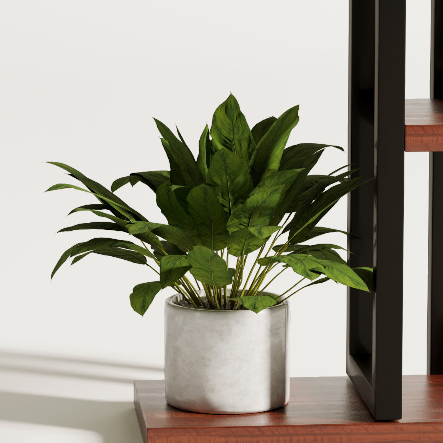 plant stand flower pot  Low-poly 3D model_1