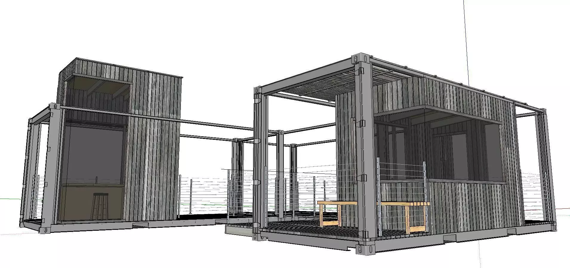 City Simple Art Building-Container-0107 3D model_0