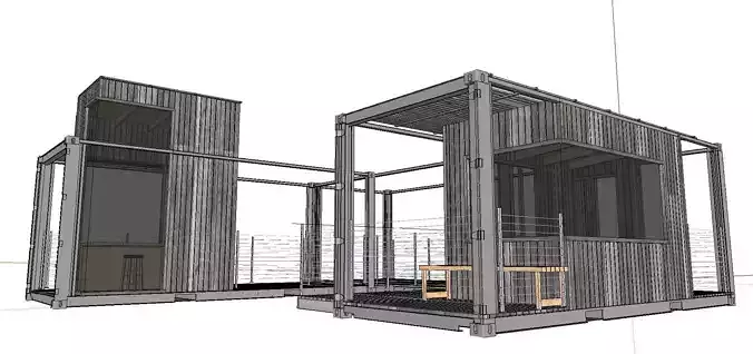 City Simple Art Building-Container-0107