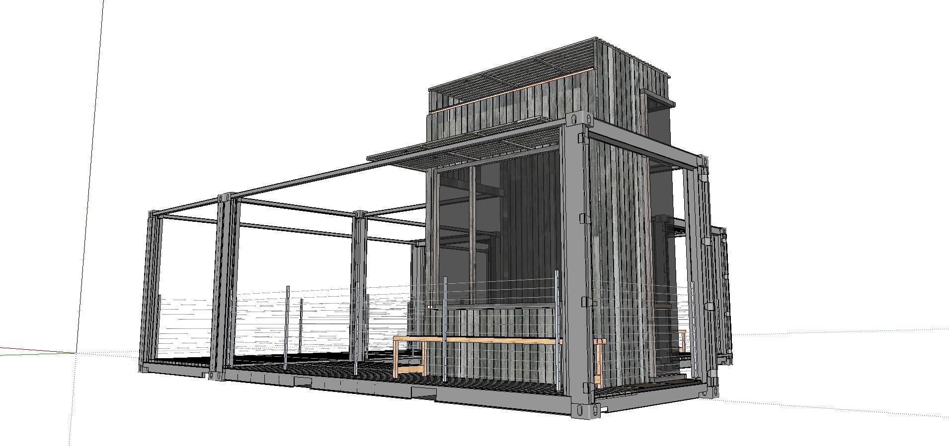 City Simple Art Building-Container-0107 3D model_1