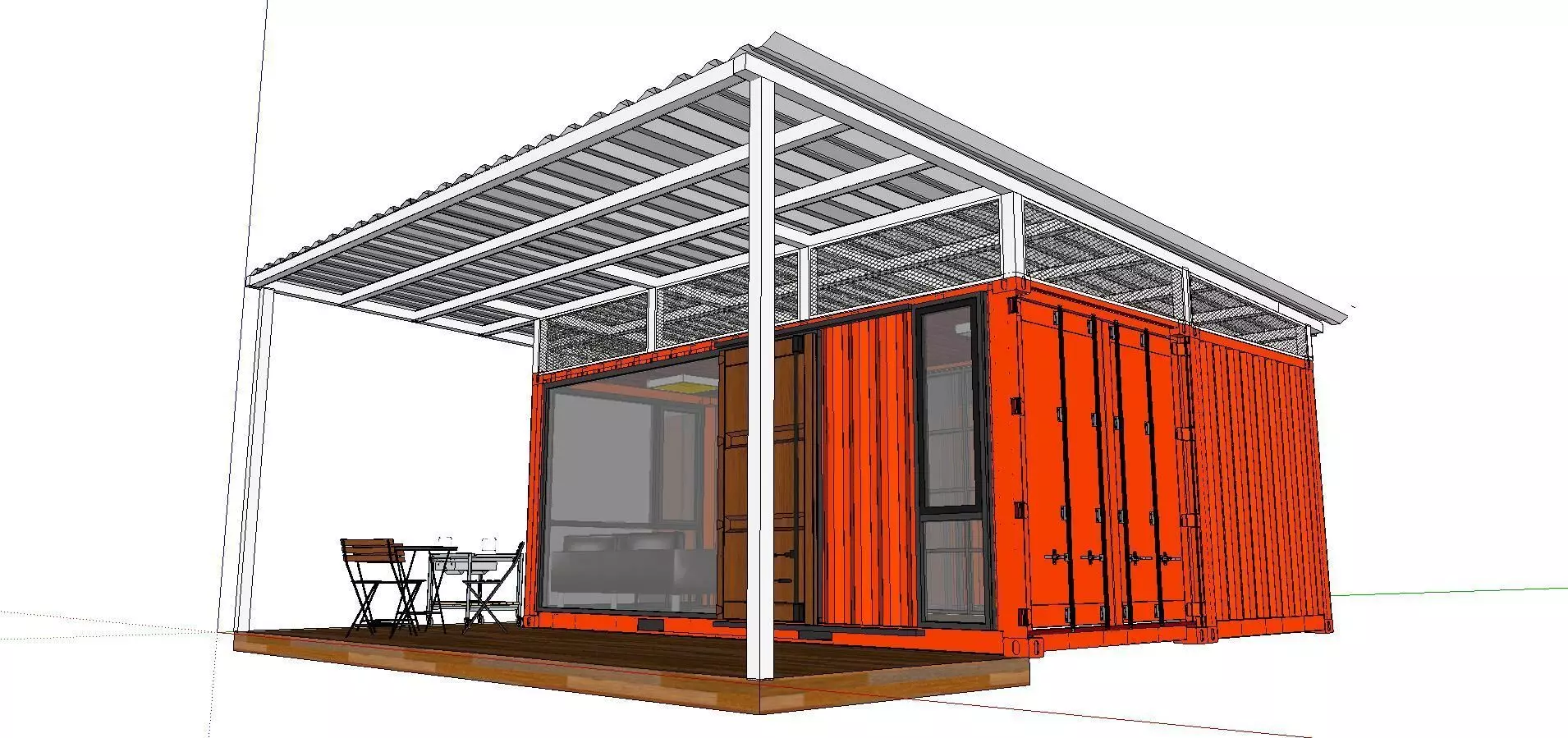 City Simple Art Building-Container-0109 3D model_0