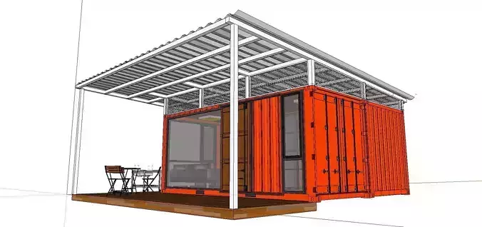City Simple Art Building-Container-0109