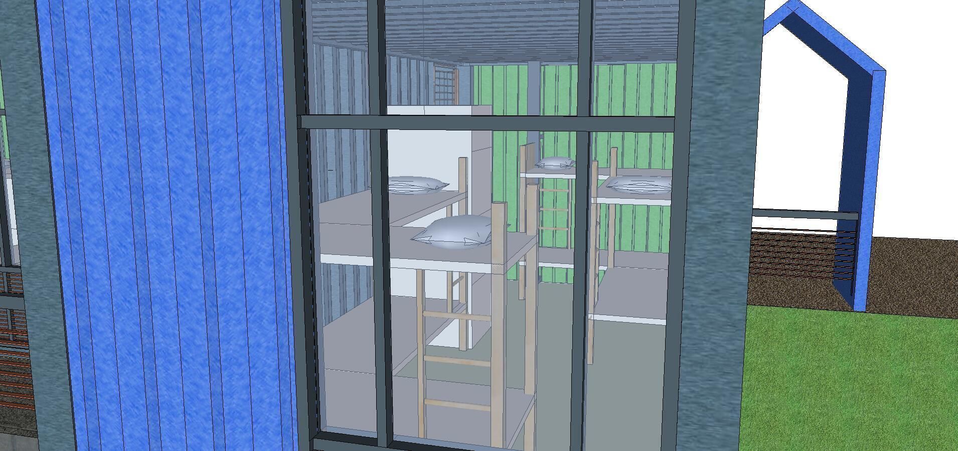 City Simple Art Building-Container-0112 3D model_4