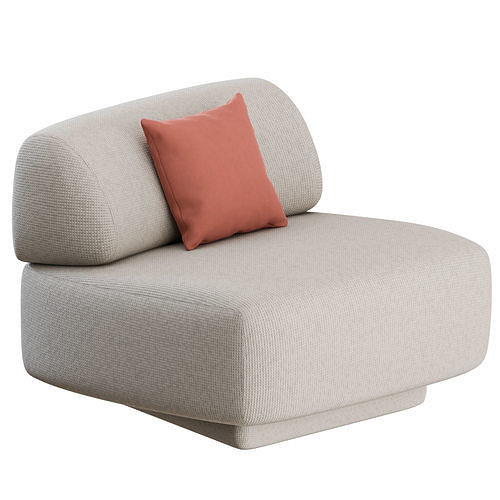 Gogan Armchair by Moroso 3D model