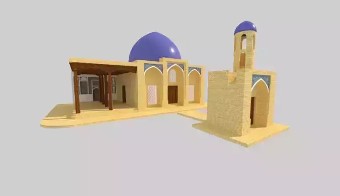 mosque with dome