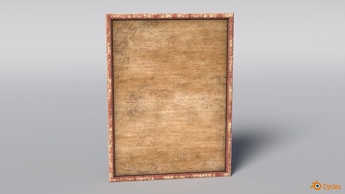 Information Table Low-poly 3D model