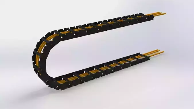 Energy chain and draw