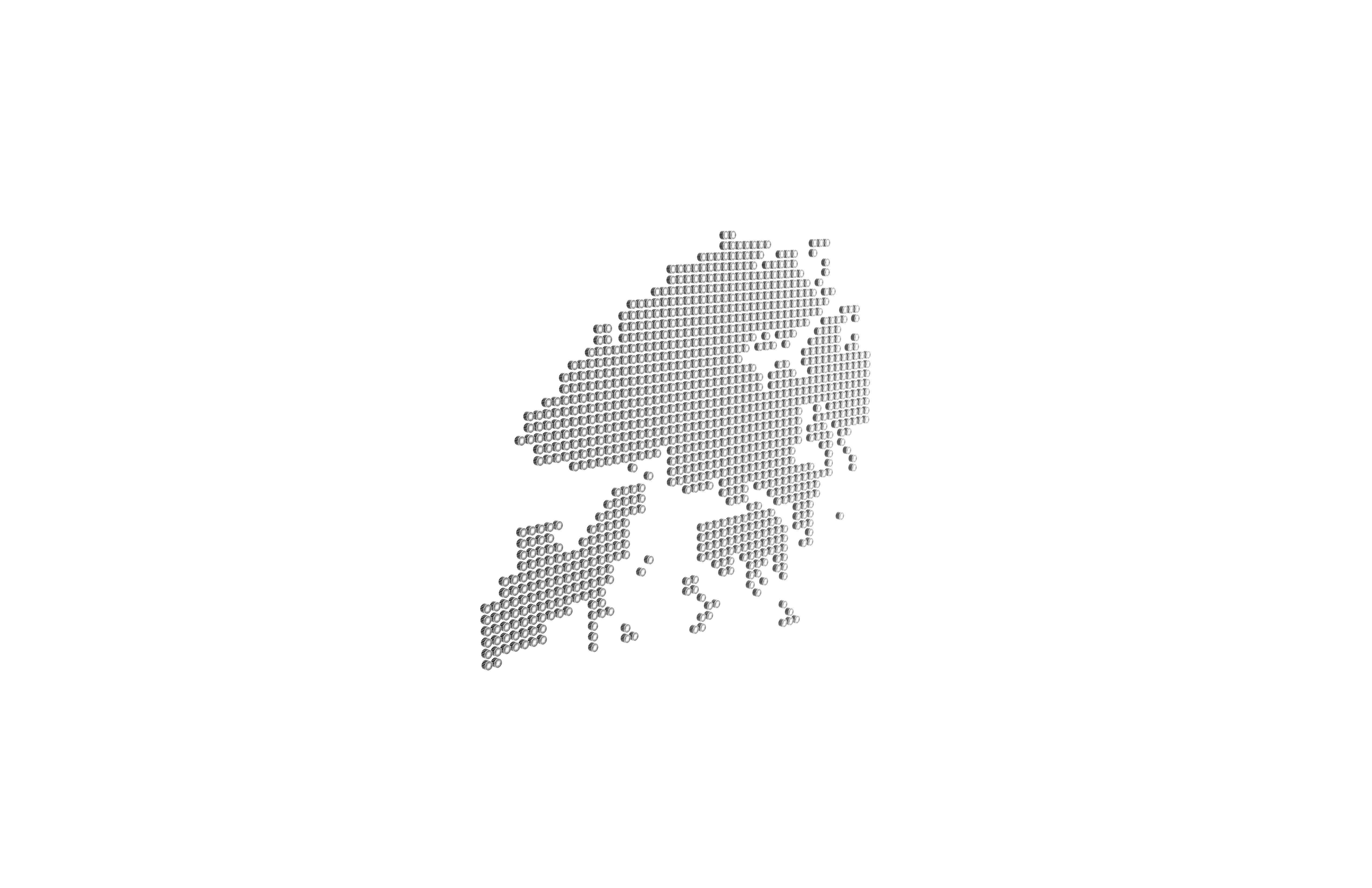 Round Style Hong Kong Map v1 004 Low-poly 3D model_7