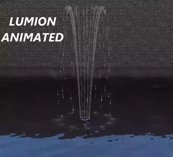 Lumion fountain - animated