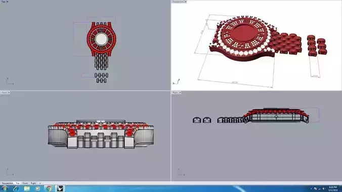 jewellry wacth 3d file 