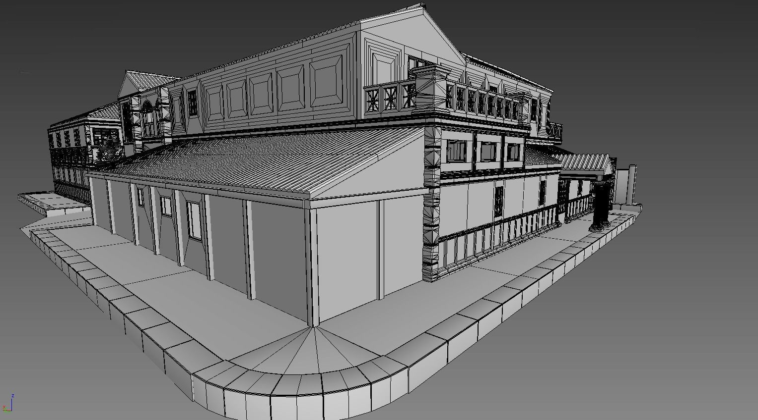 Roman Villa II 3D model_17