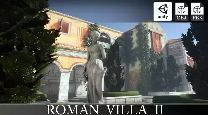 Roman Villa II 3D model