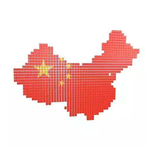 China Map Cube Style v1 001