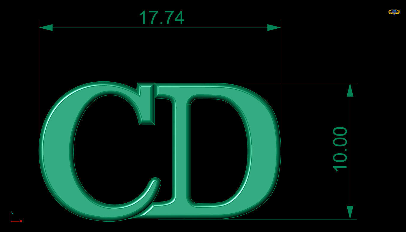 christian dior 3D print model_1