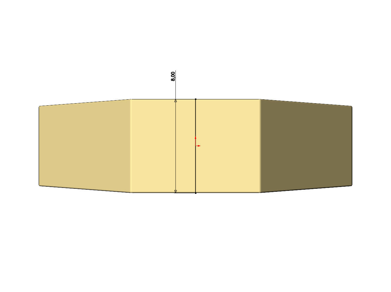 Simple octagonal engravable signet ring size 5to13 3D print model_6