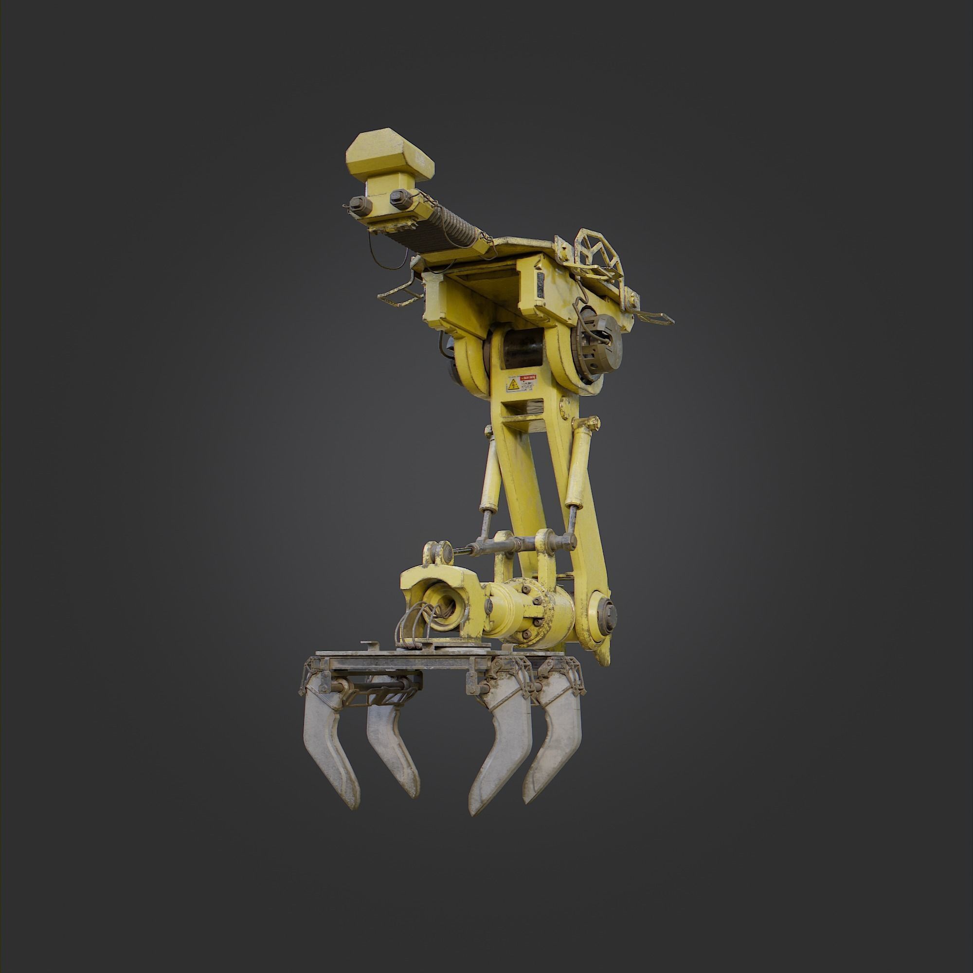 Industrial Robot G-1 Low-poly 3D model_3