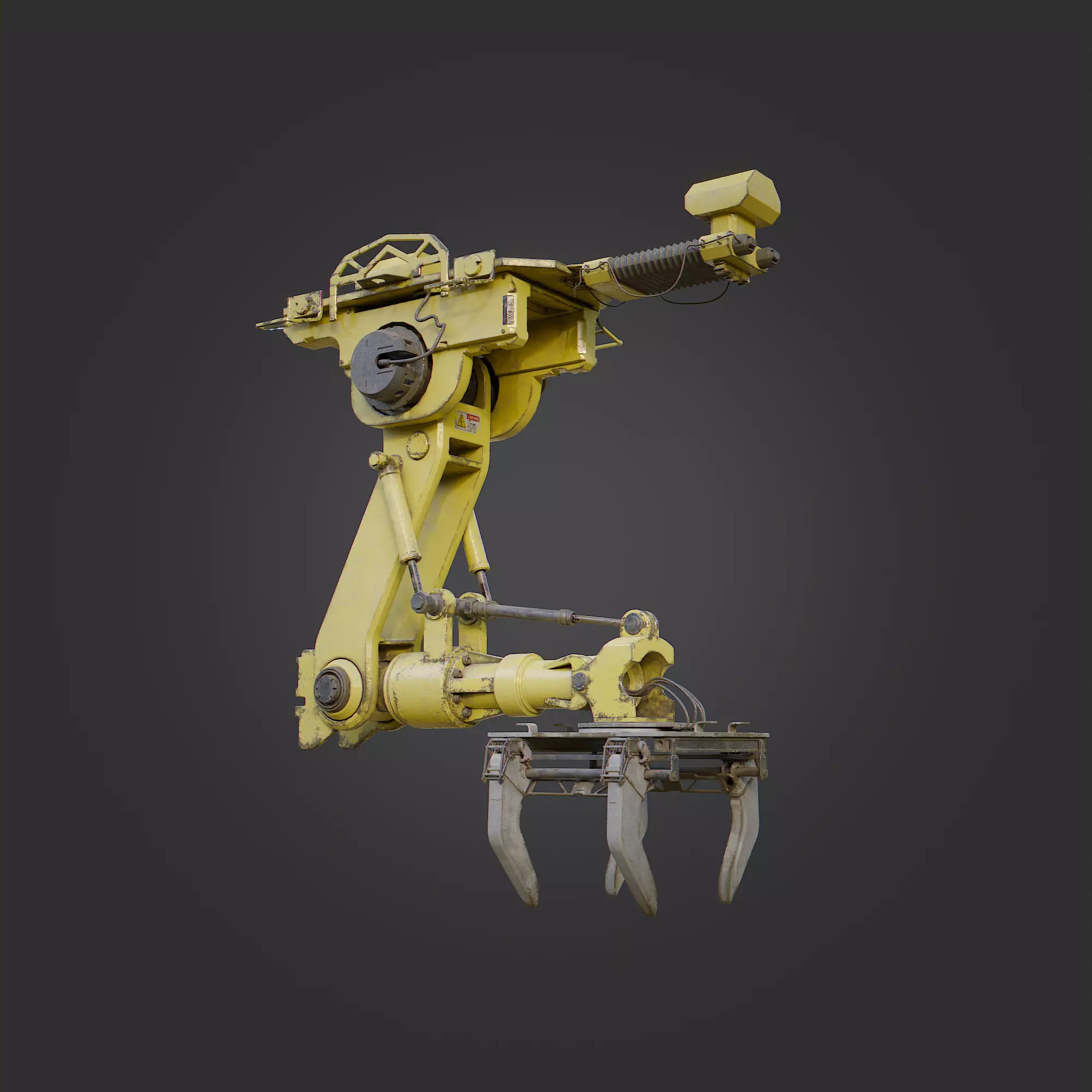 Industrial Robot G-1 Low-poly 3D model_0