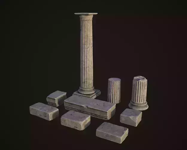 Roman Columns and bricks
