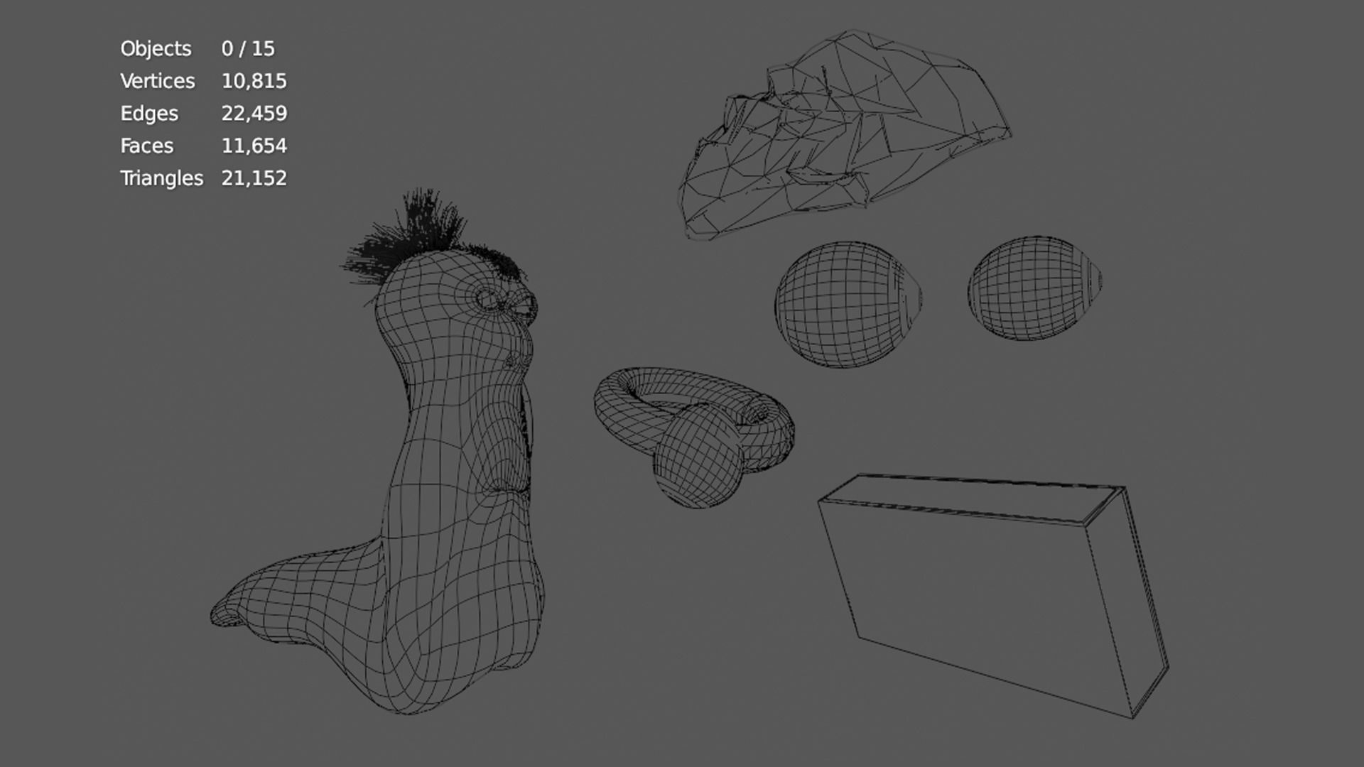 Snail 3D Model Low Poly  Low-poly 3D model_4