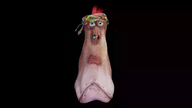 Snail 3D Model Low Poly 