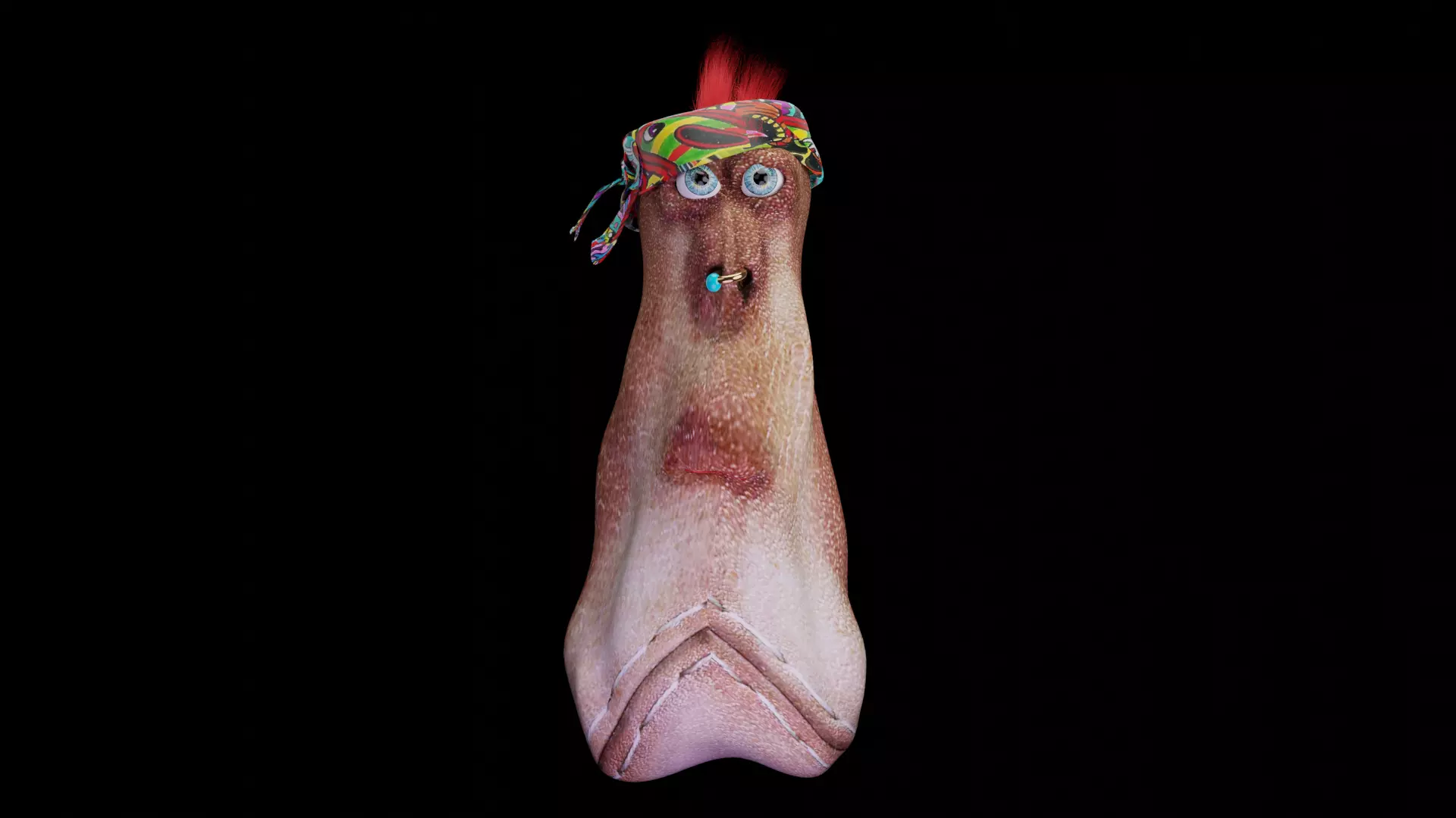 Snail 3D Model Low Poly  Low-poly 3D model_0