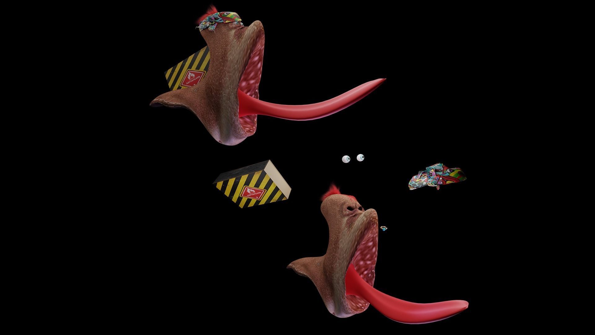 Snail 3D Model Low Poly  Low-poly 3D model_1