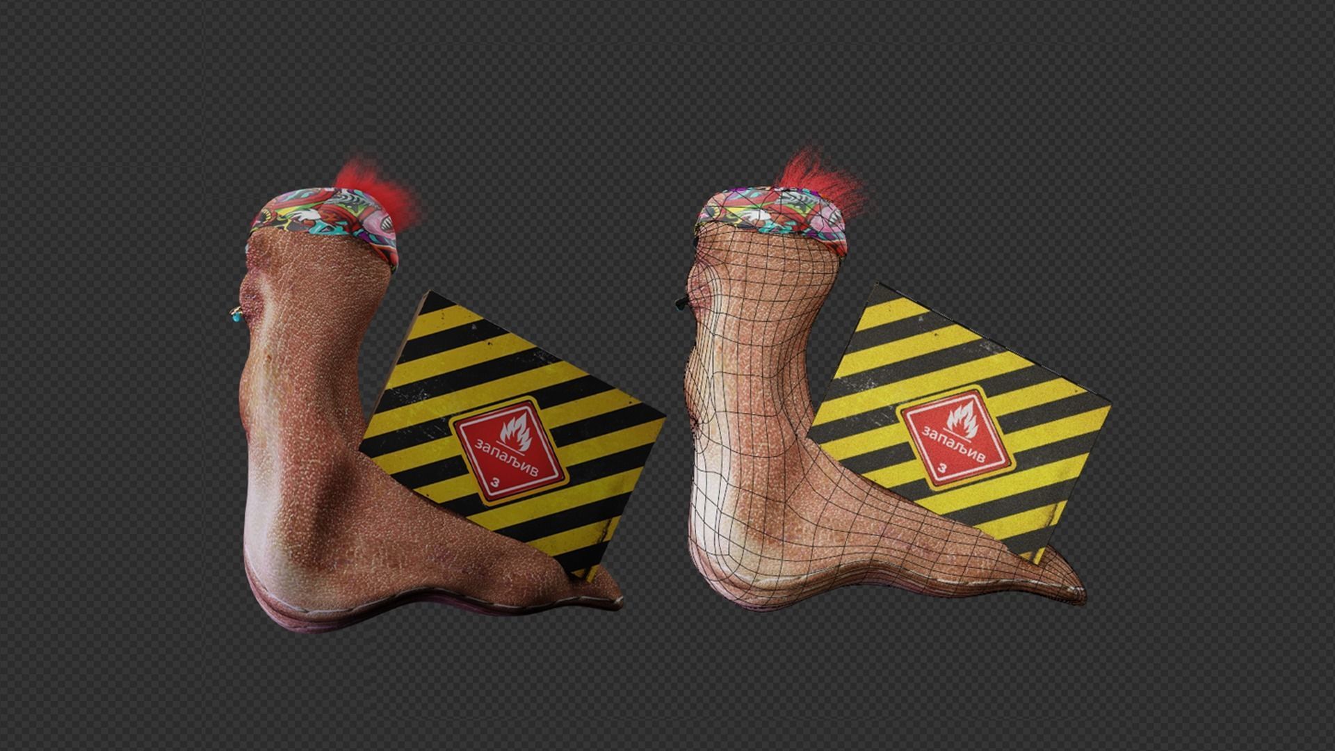 Snail 3D Model Low Poly  Low-poly 3D model_6