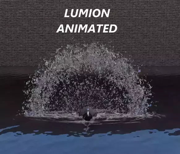 Lumion fountain - animated