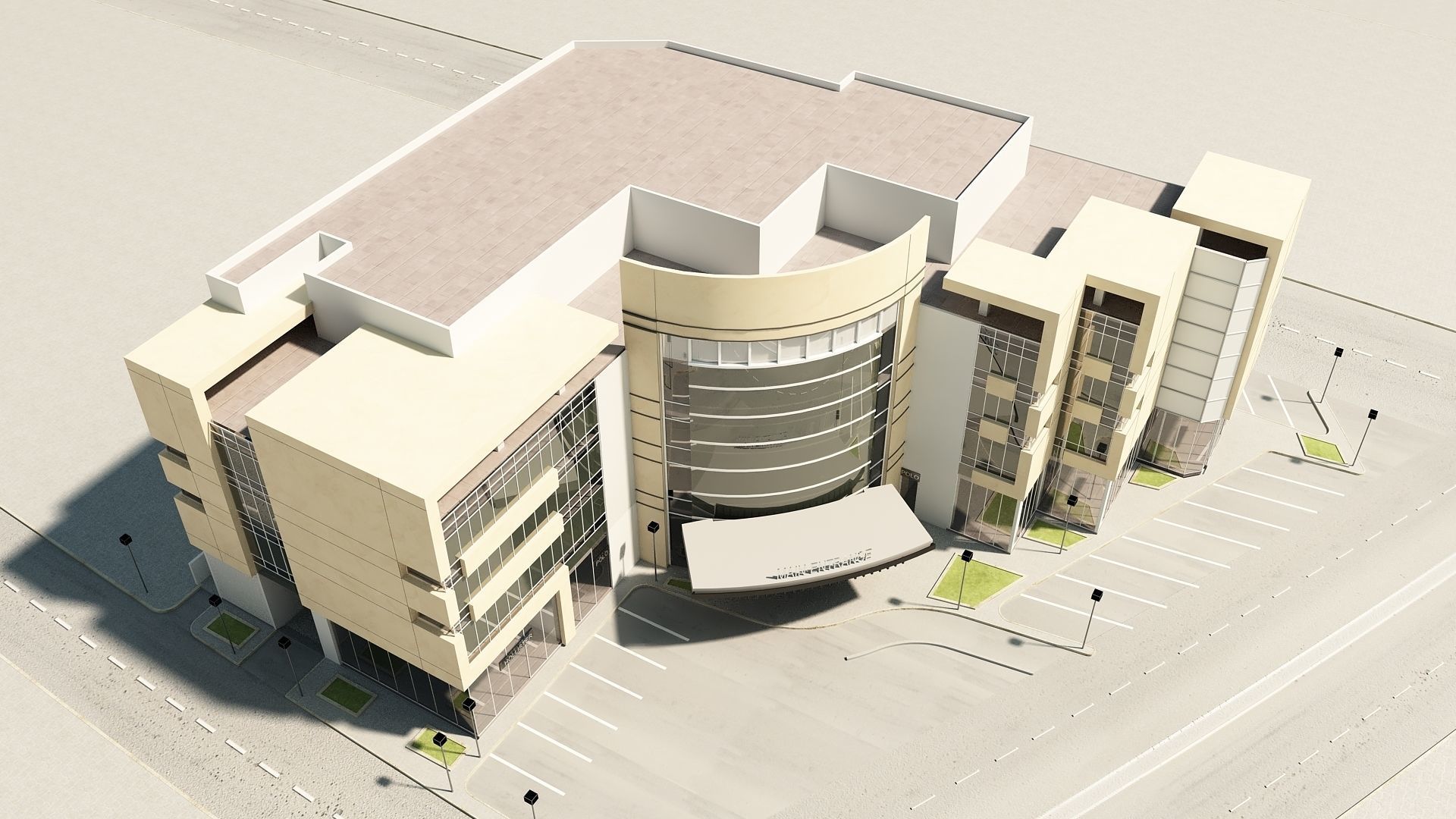 building office 3D model_1