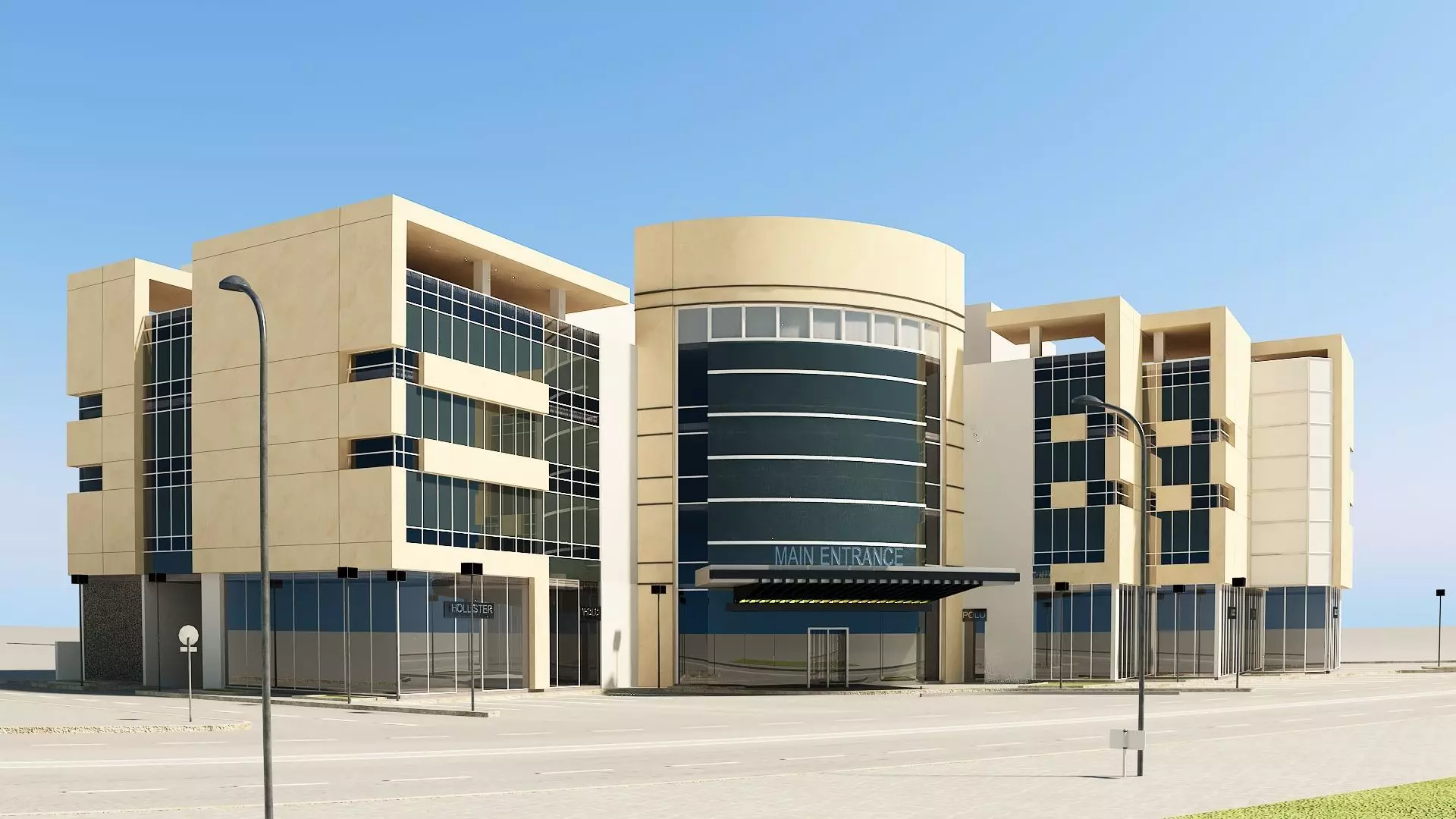 building office 3D model_0