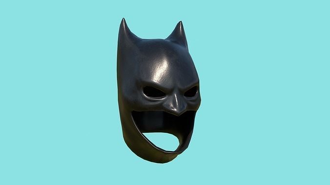 Batman Mask - Character Design DC Low-poly 3D model
