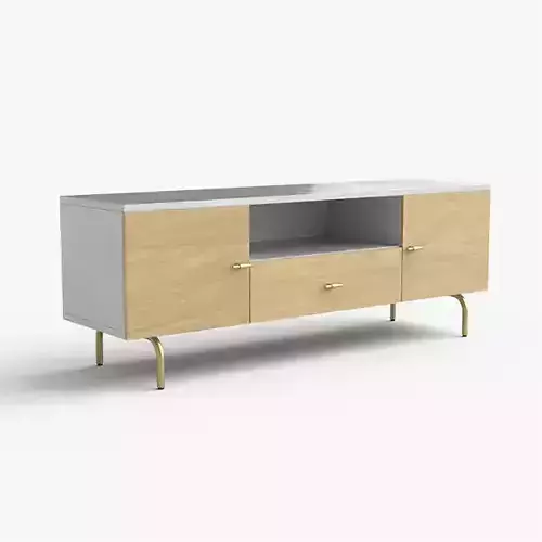 Elliotte media Cabinet oak
