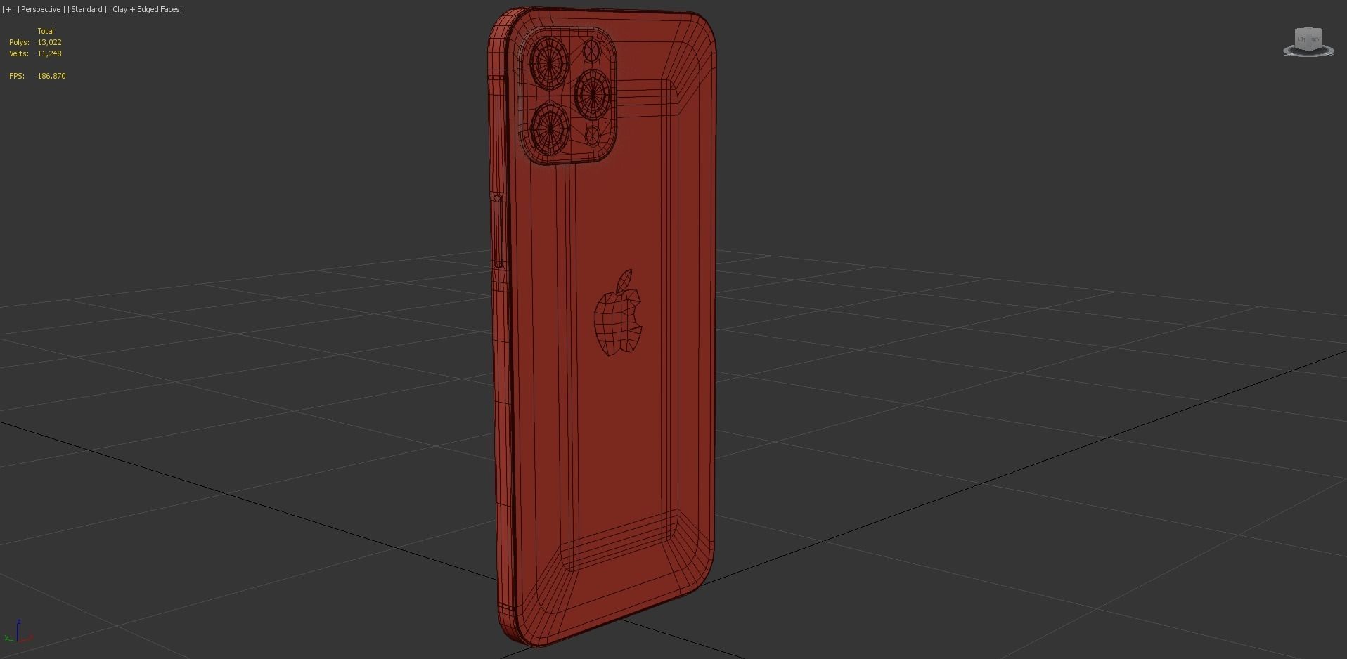 Apple iPhone 12 Pro Max Graphite 3D model_7